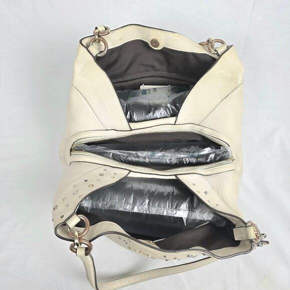 Coach F22314 Studded Pebble Leather Hobo & Wallet Set - Picture 11 of 16